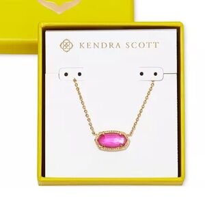 Kendra scott pink necklace